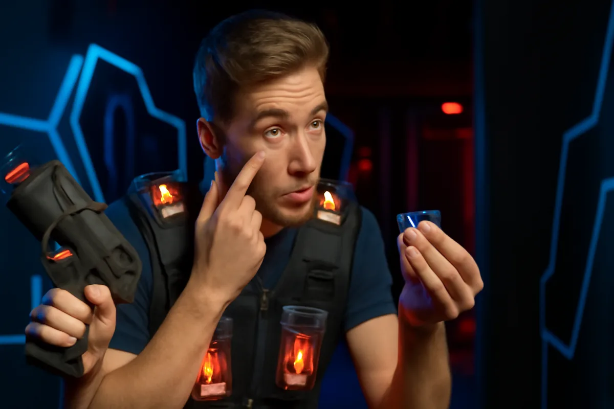Si può giocare al laser game con lenti a contatto? Soluzioni rapide e sicure