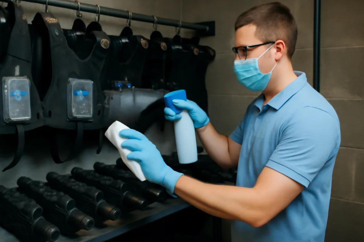 Attrezzatura laser game sanificata: il protocollo che garantisce sicurezza e tranquillità